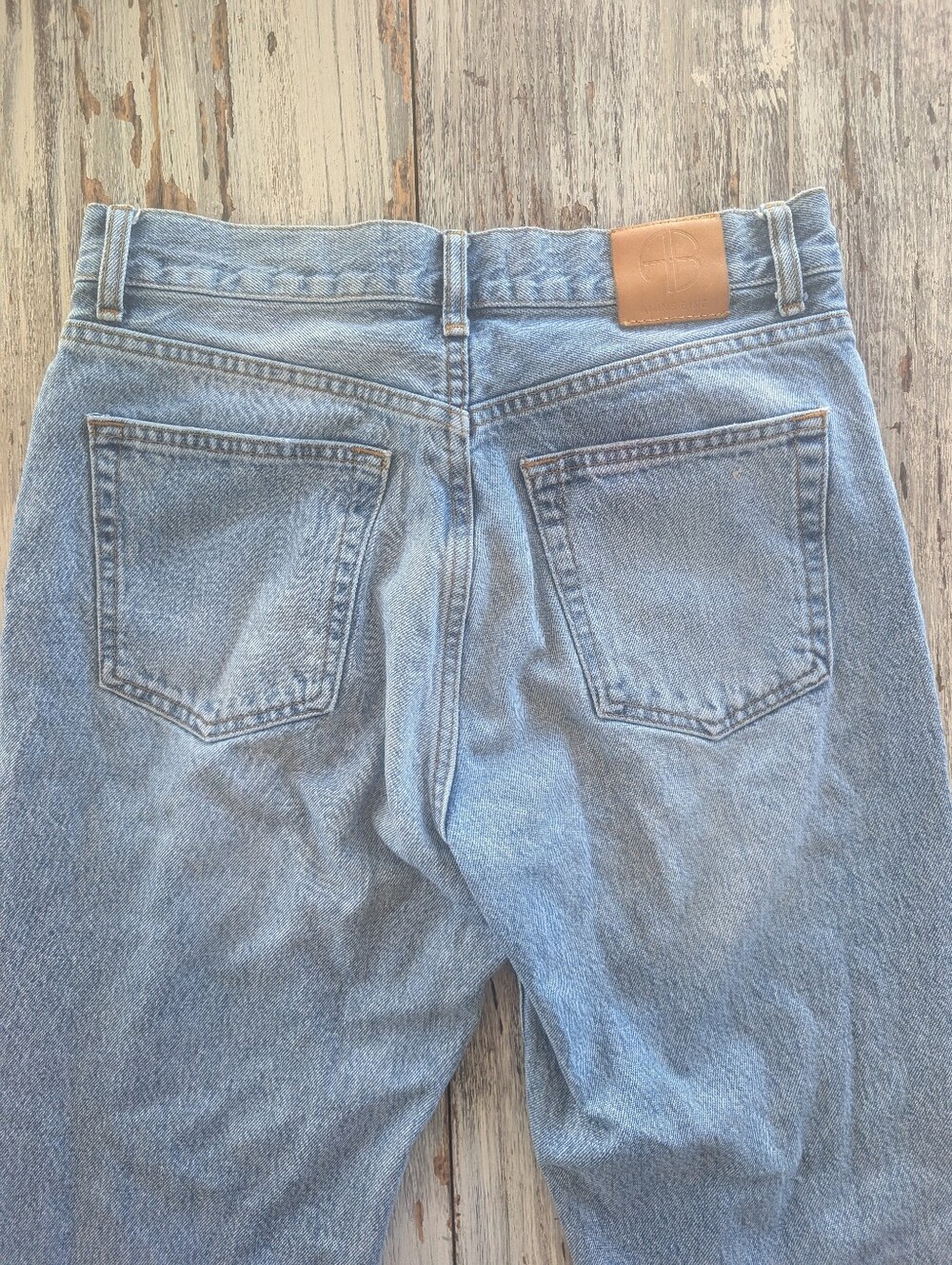 Anine Bing Brenda Mid Rise Distressed Jeans Women's 28 - Picture 9 of 10